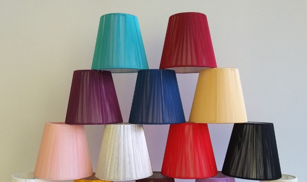 chandelier STRING fabric lamp shade line color