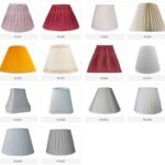 soft back pleated fabric lamp shade in all types of pleated crafted workds and designs