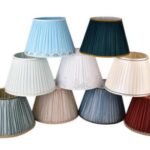 girls and women style pleated soft back fabirc lamp shades
