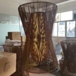 custom large rattan lamp shade for pendant light made in china megafitting shade and shade materials factory