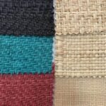 Weaving raffia grass in 6 colors