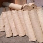 африкаас гаралтай raffia өвс материалыг Хятадад чийдэнгийн сүүдэрт хийсэн